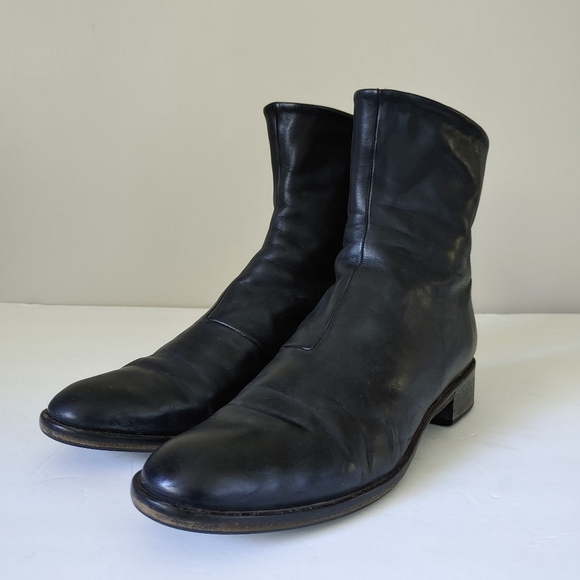 Coclico Leather Ankle Boots Size 38.5 Black - Picture 5 of 16